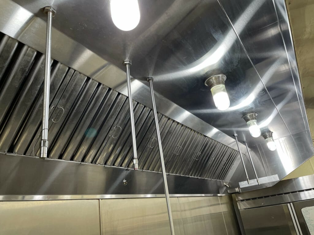 Commercial kitchen exhaust cleaning work for Koreatown